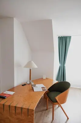 Ein Sitzbereich in der Unterkunft Hotel Cristallo