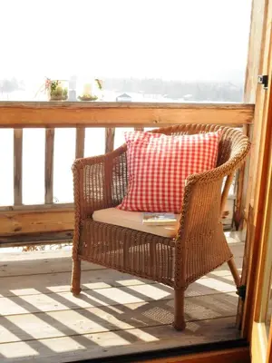 Ein Balkon oder eine Terrasse in der Unterkunft Seeleitenhof