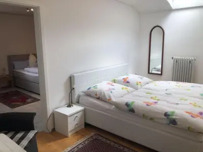 Ein Bett oder Betten in einem Zimmer der Unterkunft Hofmann Judith