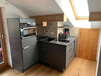 Küche/Küchenzeile in der Unterkunft Dachgeschoss Ferienwohnung mit Charme - Top floor apartment with charme