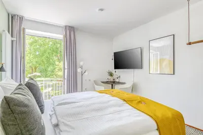 TV/Unterhaltungsangebot in der Unterkunft Limehome Garching bei München