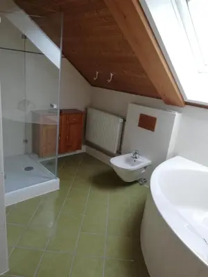 Ein Badezimmer in der Unterkunft Wohnung Elli