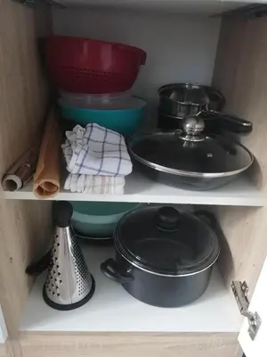 Küche/Küchenzeile in der Unterkunft Wohnung Elli
