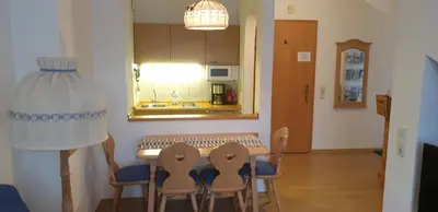 Küche/Küchenzeile in der Unterkunft Ferienwohnanlage Brünnstein Wohnung 54