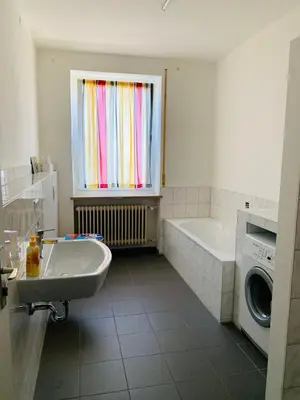 Grundriss der Unterkunft Großartige 3 Zimmer Ferienwohnung mit Kamin und Garten für 1-6 Personen
