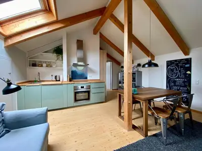 Küche/Küchenzeile in der Unterkunft Ferienwohnung Röthenbach