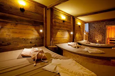 Ein Bett oder Betten in einem Zimmer der Unterkunft Ringhotel Sonneck
