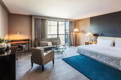 Ein Bett oder Betten in einem Zimmer der Unterkunft Le Meridien Munich