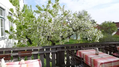 Ein Balkon oder eine Terrasse in der Unterkunft Hörger Biohotel und Tafernwirtschaft