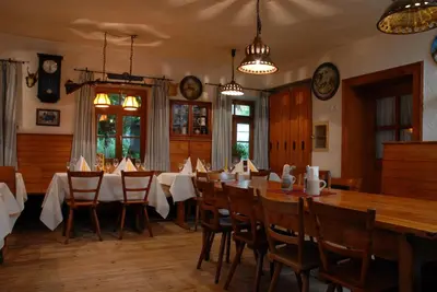Ein Restaurant oder anderes Speiselokal in der Unterkunft Hörger Biohotel und Tafernwirtschaft