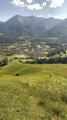 Naturlandschaft in der Nähe des Chalets
