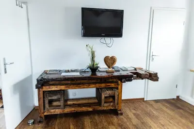 TV/Unterhaltungsangebot in der Unterkunft Ferienwohnung Kaufbeuren