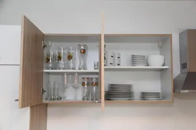 Küche/Küchenzeile in der Unterkunft Ferienwohnung Kaufbeuren