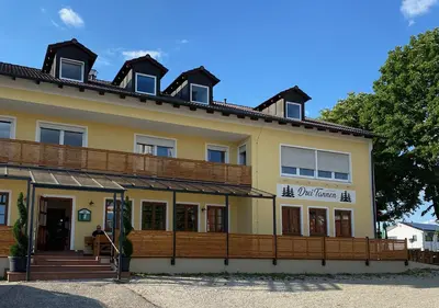 Das Gebäude in dem sich das Hotel befindet