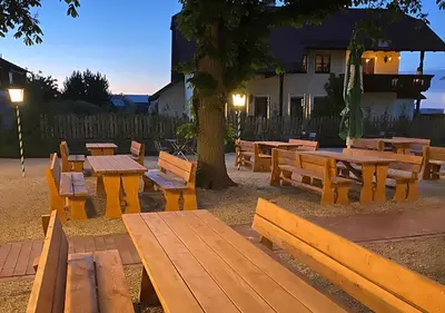 Das Gebäude in dem sich das Hotel befindet