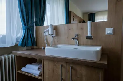 Ein Badezimmer in der Unterkunft Gasthof Hotel Drei Tannen Altdorf