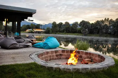 Naturlandschaft in der Nähe der Lodge