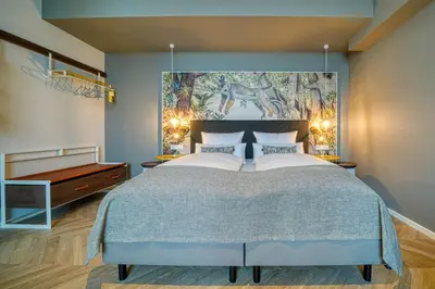Ein Bett oder Betten in einem Zimmer der Unterkunft Vienna House Easy by Wyndham Augsburg