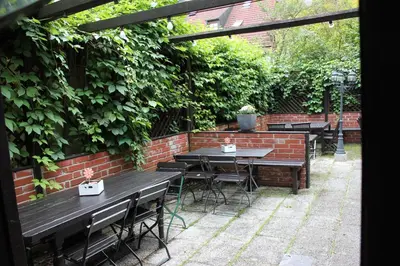 Ein Garten an der Unterkunft Runas Hotel