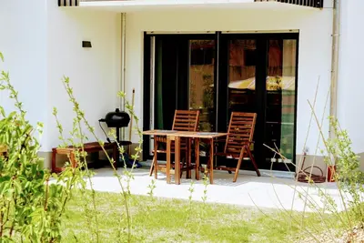Ein Garten an der Unterkunft Sonnengarten Olivia
