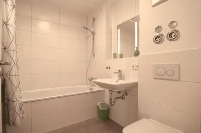 Ein Badezimmer in der Unterkunft Sonnengarten Olivia