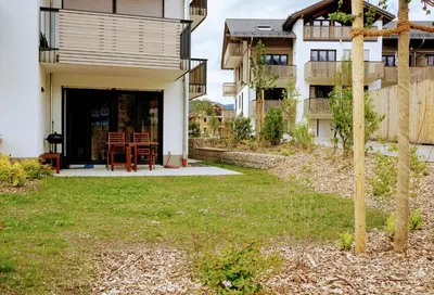 Ein Garten an der Unterkunft Sonnengarten Olivia