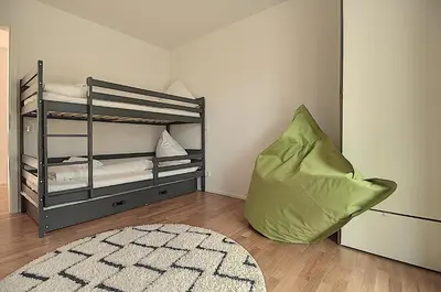 Ein Bett oder Betten in einem Zimmer der Unterkunft Sonnengarten Olivia