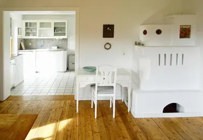 Küche/Küchenzeile in der Unterkunft Ferienwohnung Florina