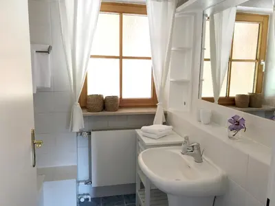 Ein Badezimmer in der Unterkunft Ferienwohnung Florina