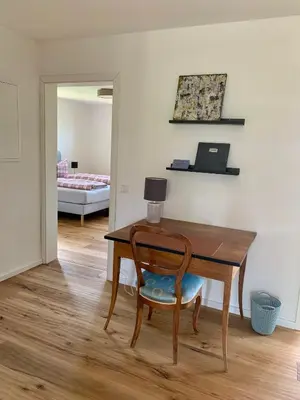 Ein Bett oder Betten in einem Zimmer der Unterkunft Chiemsee Living