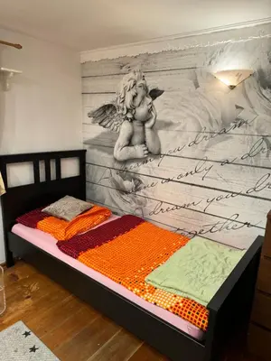 Ein Bett oder Betten in einem Zimmer der Unterkunft Nicole