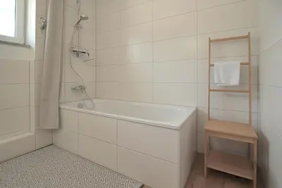 Ein Badezimmer in der Unterkunft Bergsonne