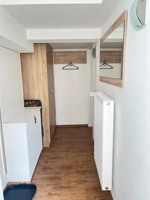 Küche/Küchenzeile in der Unterkunft Appartement Am Straßland