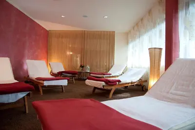 Ein Sitzbereich in der Unterkunft Hotel St. Georg
