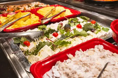Essen im Hotel oder in der Nähe