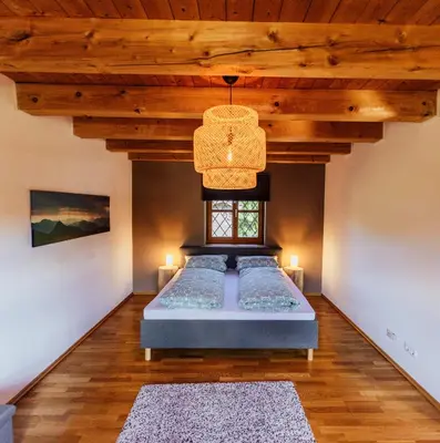 Ein Bett oder Betten in einem Zimmer der Unterkunft Zur Weberei