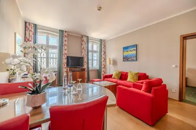 TV/Unterhaltungsangebot in der Unterkunft MAXIMILIAN MUNICH Apartments & Hotel