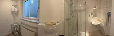 Ein Badezimmer in der Unterkunft Hotel garni St.Georg
