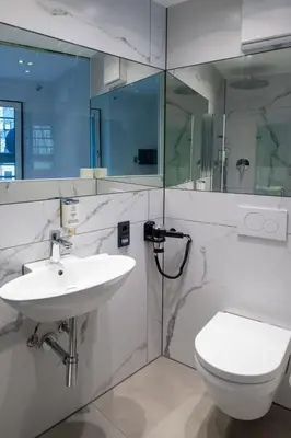 Ein Badezimmer in der Unterkunft Hotel Fischertor