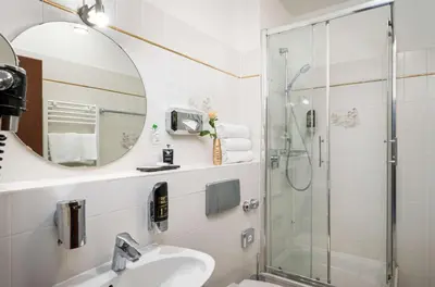 Ein Badezimmer in der Unterkunft Arthotel ANA Gold