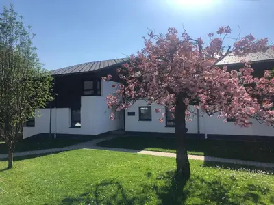 Ein Garten an der Unterkunft Apartment BERGliebe - schnuckelig, ruhige und zentrale Lage