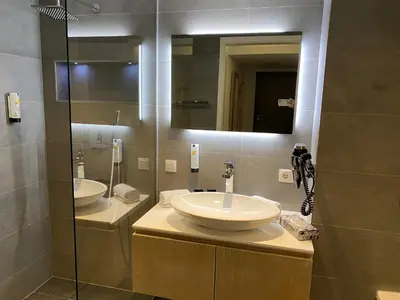 Ein Badezimmer in der Unterkunft Apartment BERGliebe - schnuckelig, ruhige und zentrale Lage