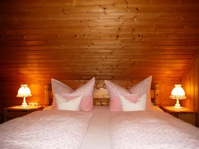 Ein Bett oder Betten in einem Zimmer der Unterkunft Gästehaus Alfred Klais