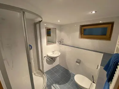 Ein Badezimmer in der Unterkunft Hotel zur Ulme