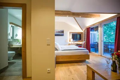 Ein Bett oder Betten in einem Zimmer der Unterkunft Hotel Friedenseiche