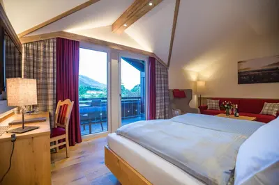 Ein Bett oder Betten in einem Zimmer der Unterkunft Hotel Friedenseiche