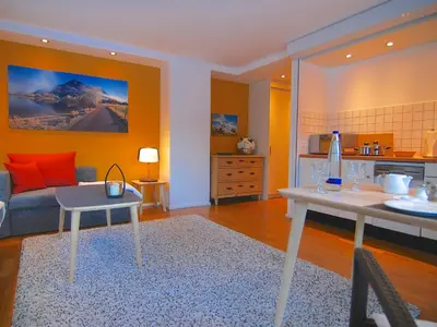 Ein Sitzbereich in der Unterkunft Hotel Hubertus Schliersee