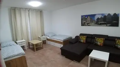 Ein Sitzbereich in der Unterkunft Pension Chen