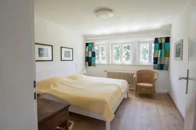 Ein Bett oder Betten in einem Zimmer der Unterkunft Haus Hirt - Idyllisch wohnen zwischen Augsburg und München