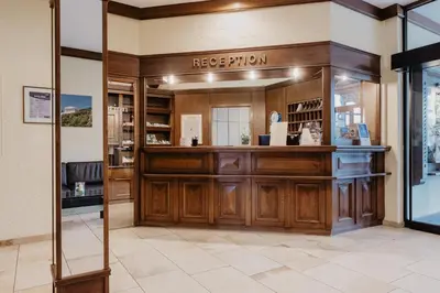 Lobby/Rezeption in der Unterkunft Hotel Centurio